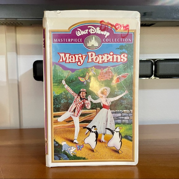 Disney Media Vintage Disney Mary Poppins Vhs Movie Poshmark